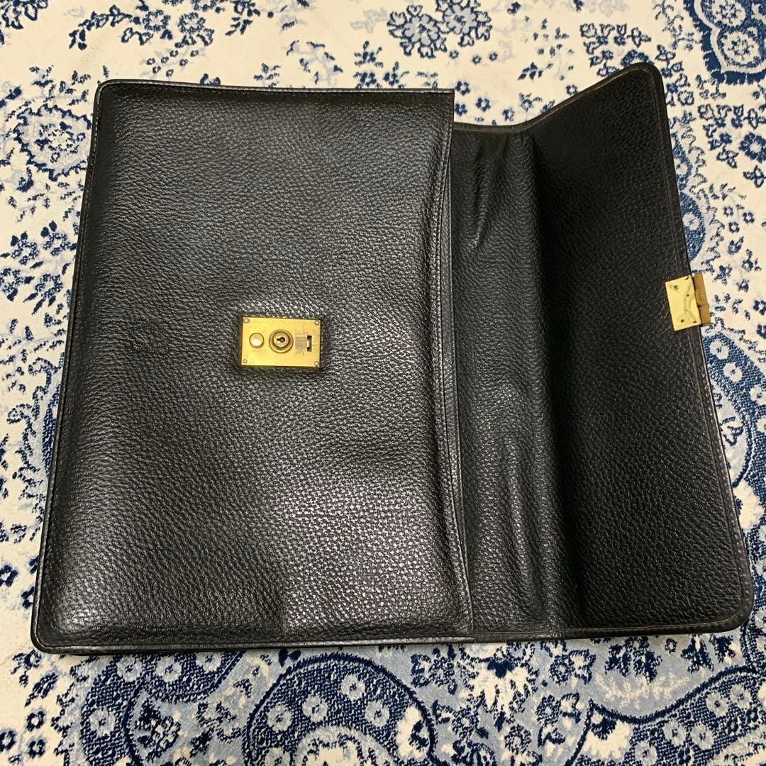 LOEWE ロエベ ブリーフケース ビジネスバッグ ブラック レザー