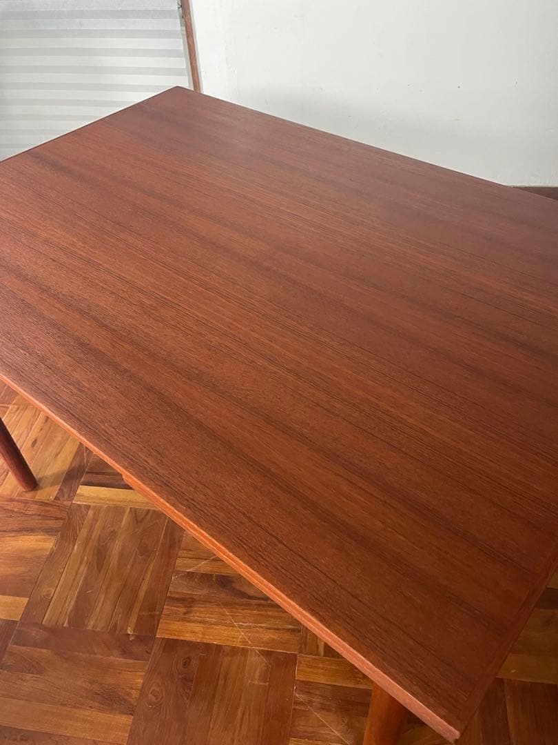 北欧 デンマーク ヴィンテージ チーク エクステンション ダイニング テーブル