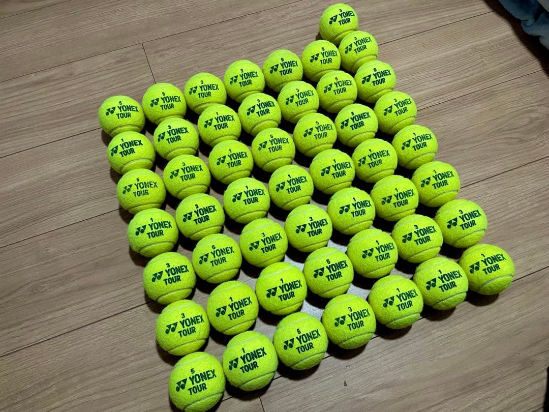 女子練3日　12月15日開封　即日発送　中古テニスボール100球