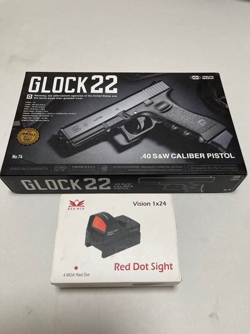 東京マルイ　グロック22 REDWINドットサイト