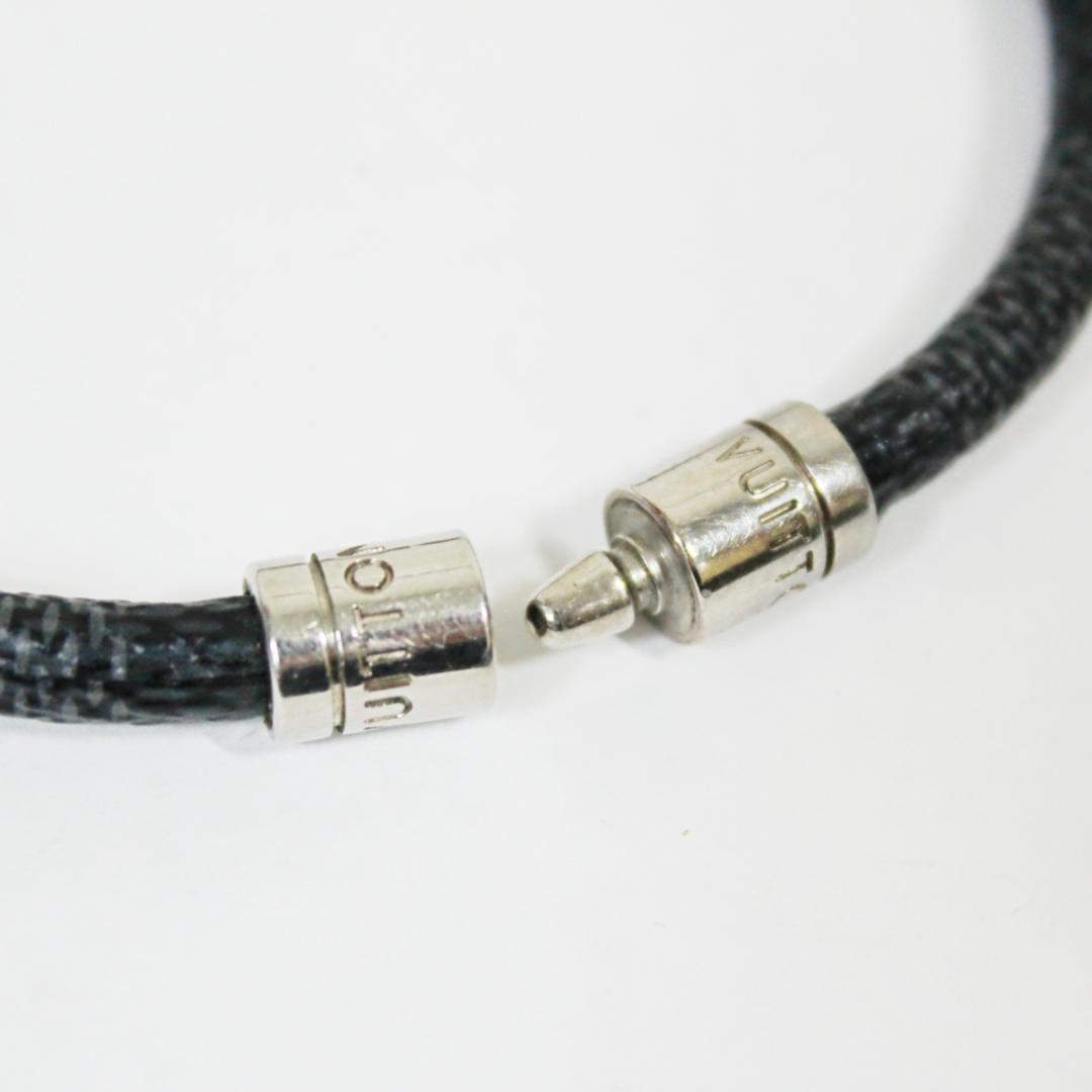 美品 ルイヴィトン ブレスレット ダミエ グラフィット ブラスレ キープイット