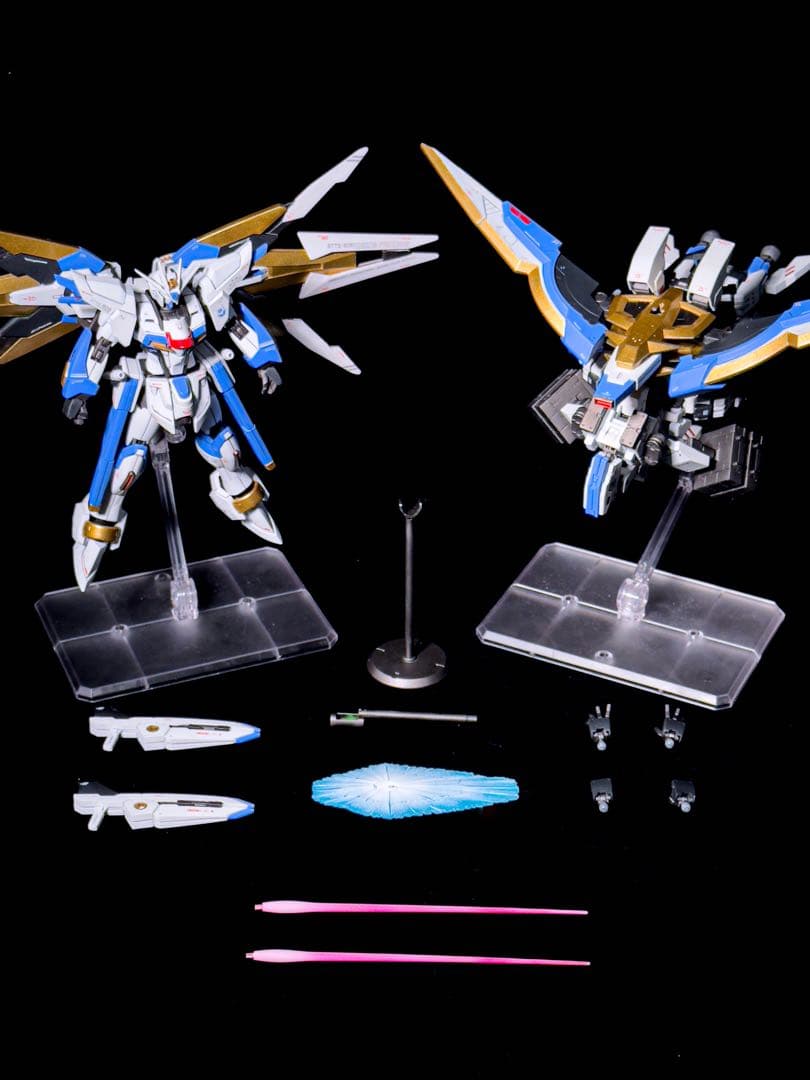 HG 1/144 ライジングフリーダムガンダム ミキシング 塗装済み完成品