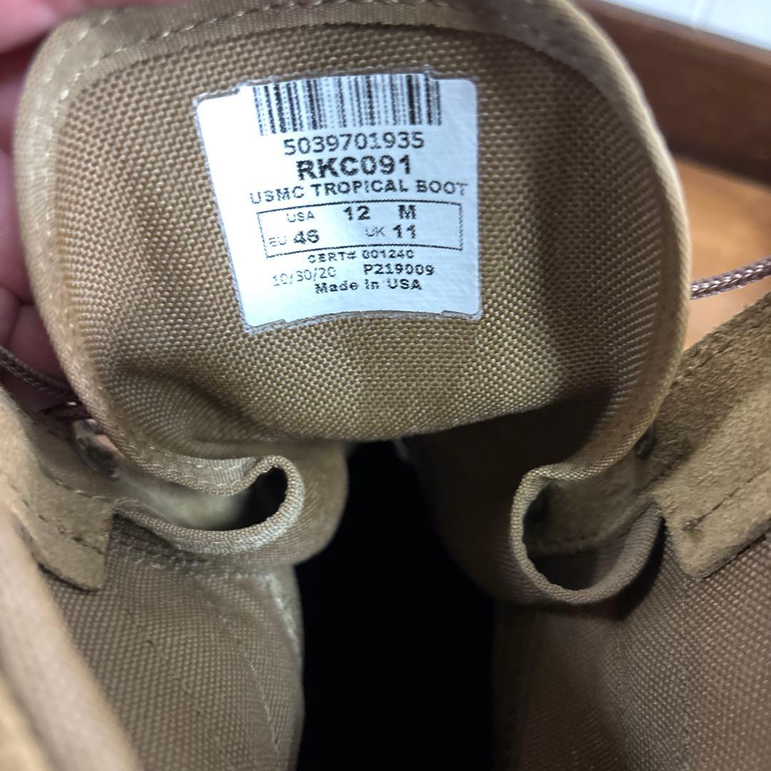 美品　米軍　実物　ROCKY USMC TROPICAL BOOT ㉛　30cm
