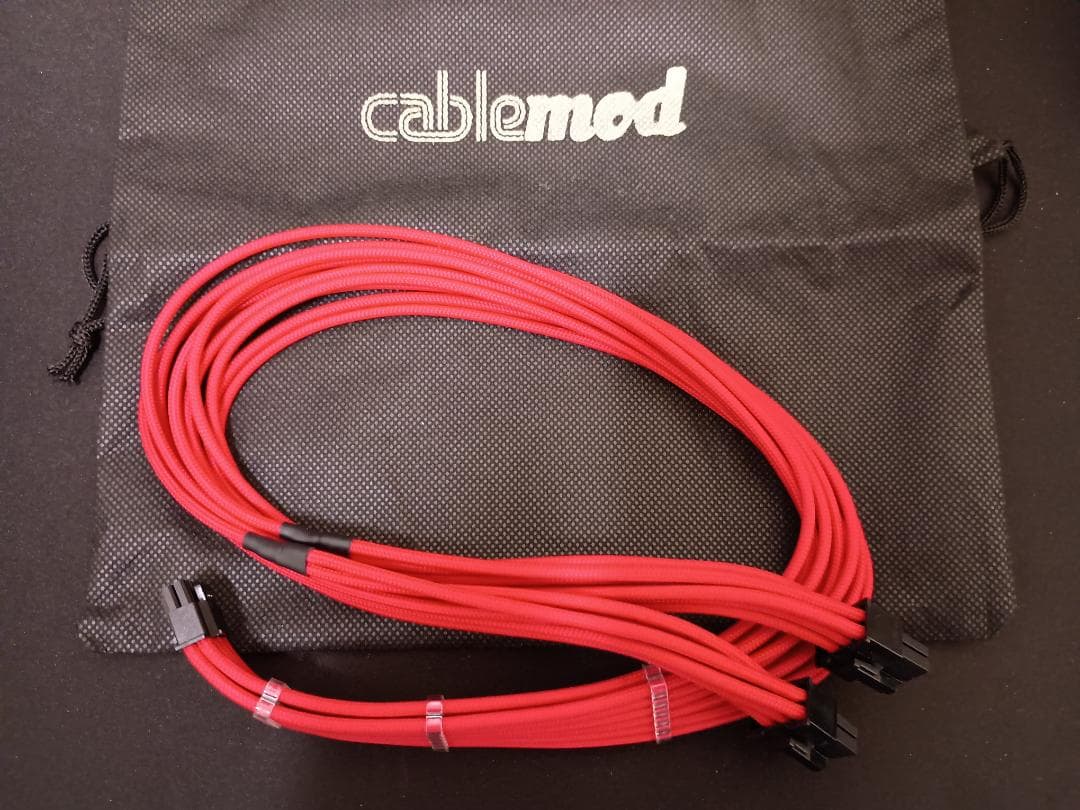 ROG RTX4070 OC 12GB 美品 箱付＋CableMod赤