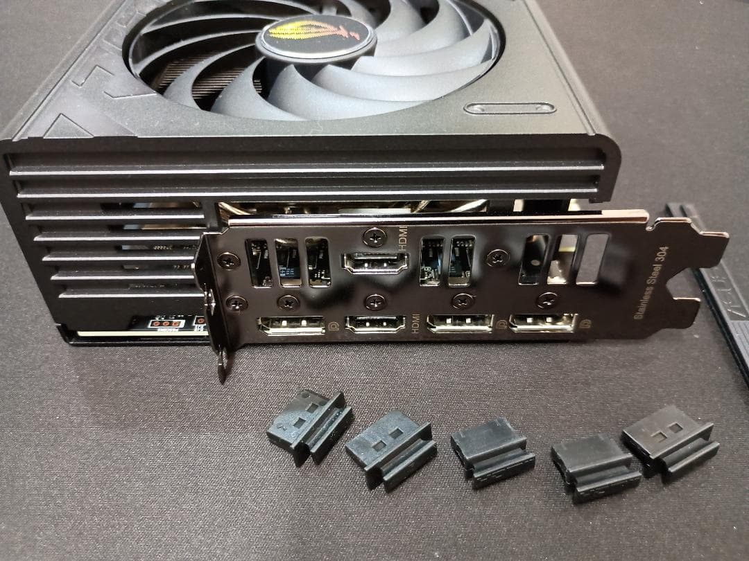 ROG RTX4070 OC 12GB 美品 箱付＋CableMod赤