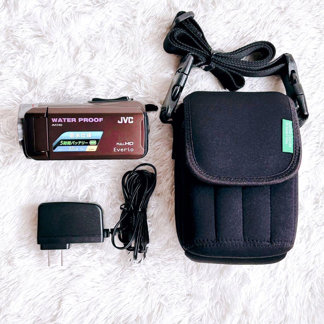 【極美品】JVCケンウッド Everio GZ-R300 防水【ケース付き】