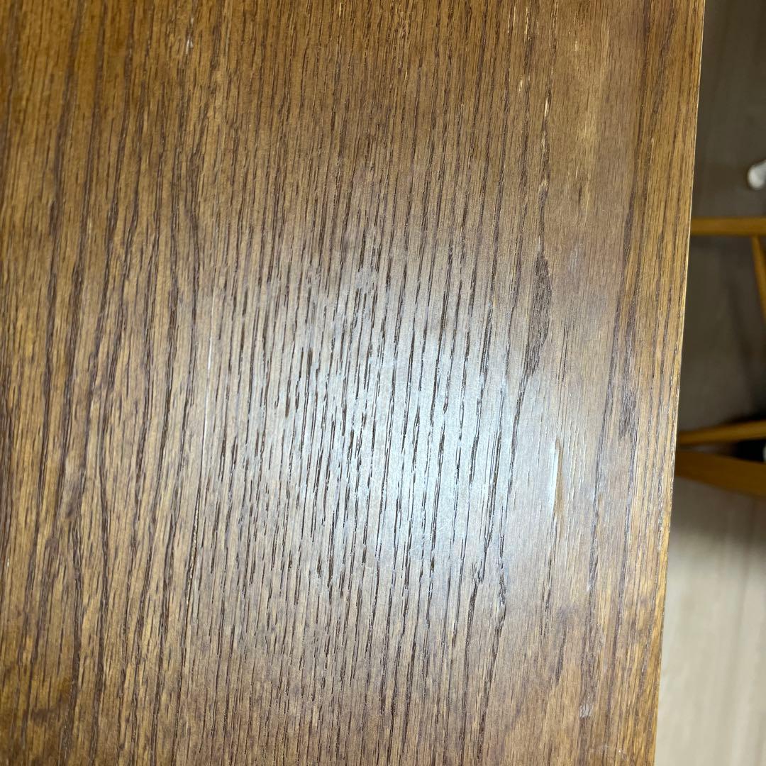 無段階昇降式ブラウンダイニングテーブル