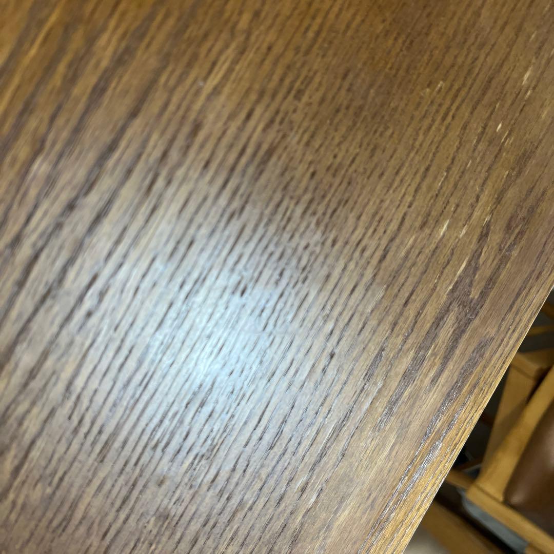 無段階昇降式ブラウンダイニングテーブル