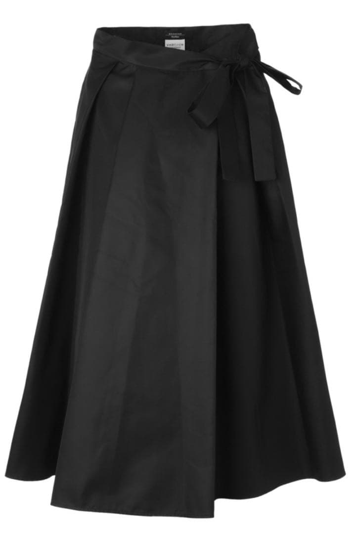 新品⭐︎今期Max Mara テクニカルツイルラップスカート ブラック