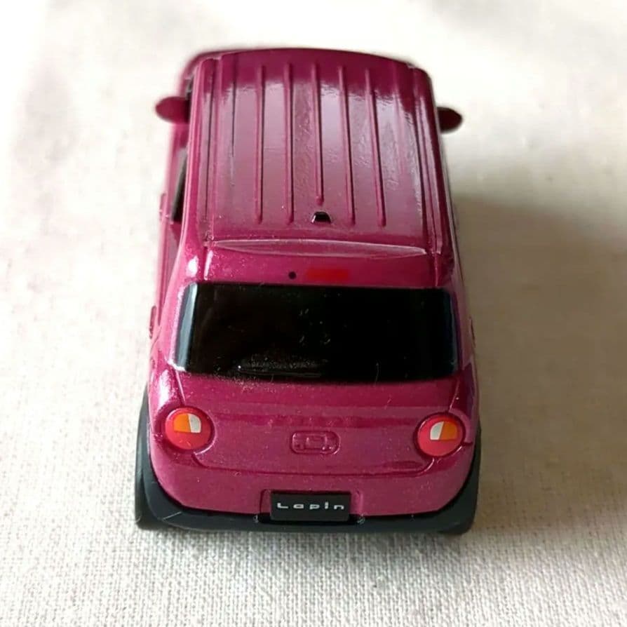 スズキ　Lapan　赤紫のSUVスタイル ミニカー[非売品]