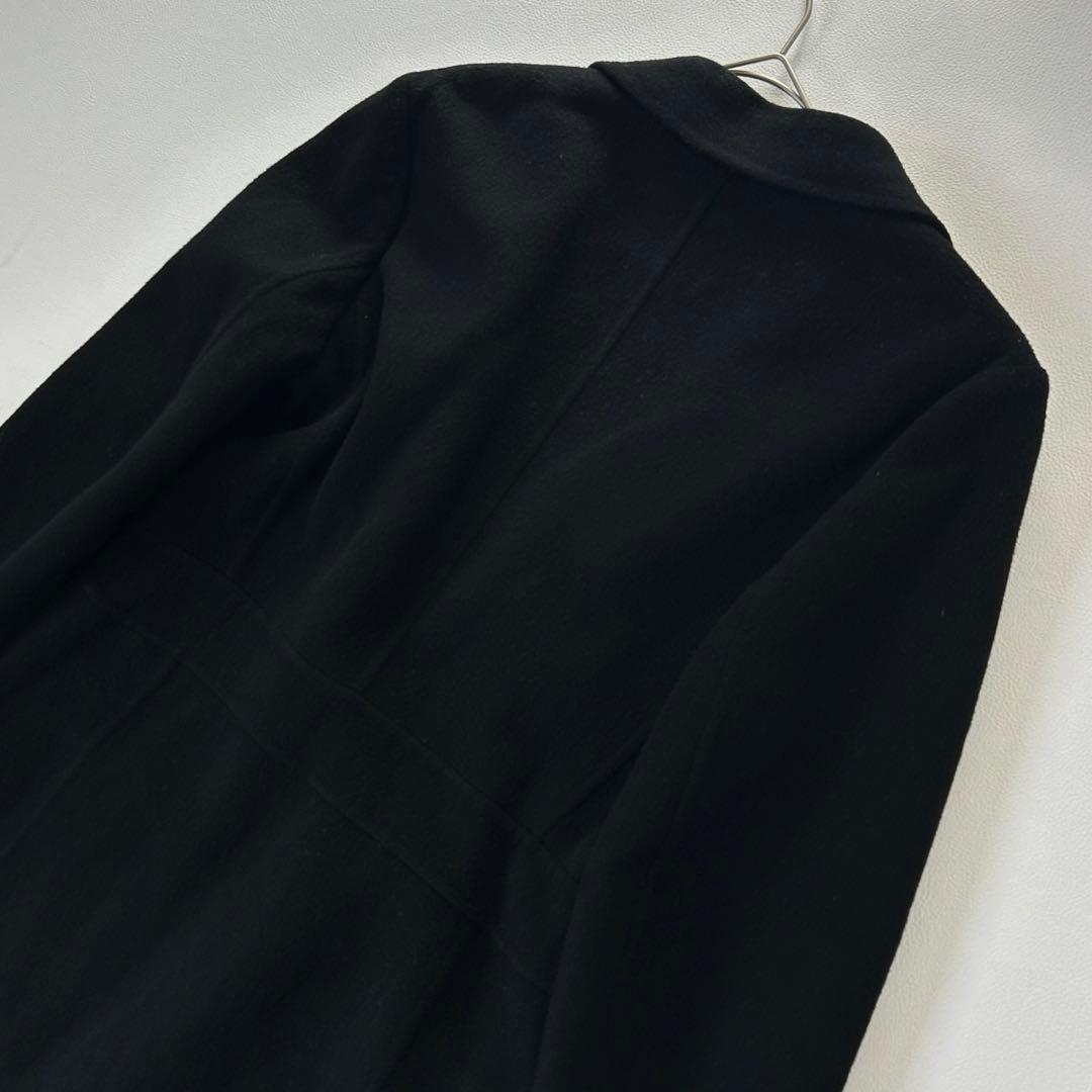 マックスマーラ アンゴラ クチートアマーノ チェスターコート ジャケット 黒