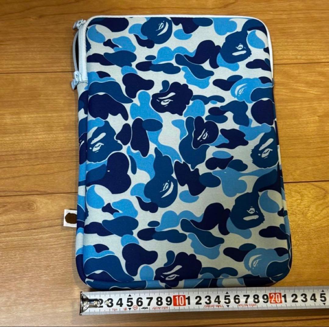 ノートPCケース A BATHING APE ABC BLUE CAMO PC CASE