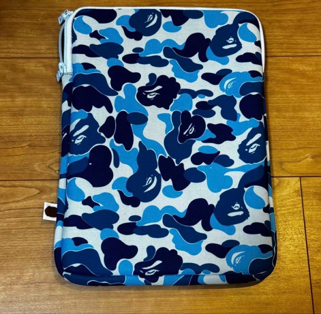 ノートPCケース A BATHING APE ABC BLUE CAMO PC CASE