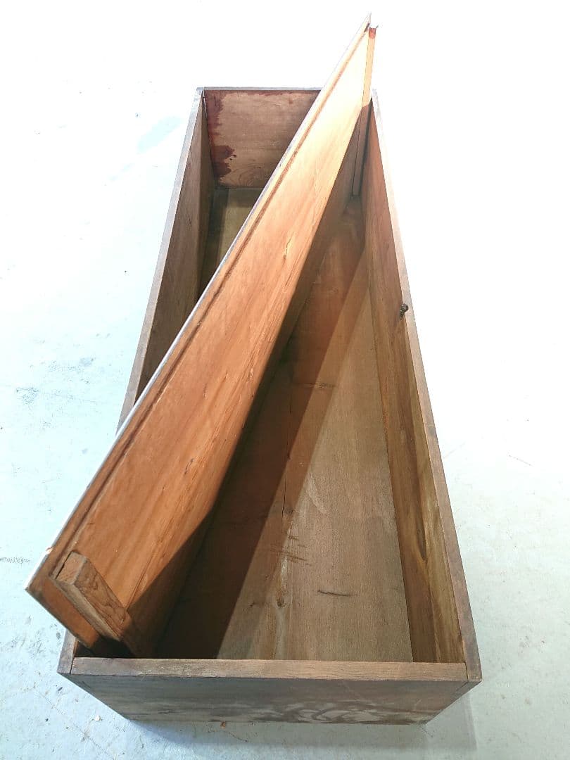 木製 空箱（長方形 大型）　/明治 大正 骨董品 古美術 アンティーク