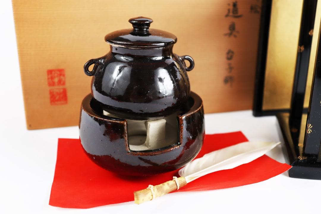 雛人形 蝶鳥蒔絵 茶道具 台子飾 田中彌 京人形 お点前