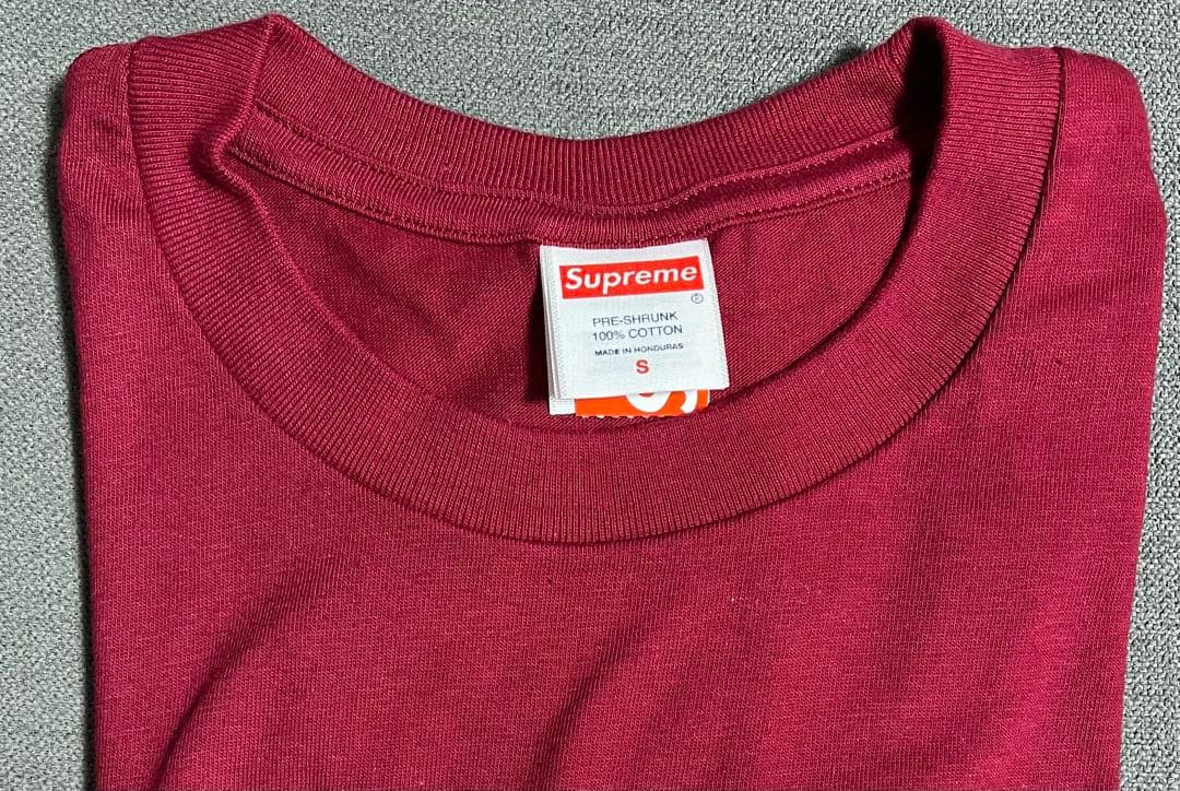 トップス Supreme Dust Tee Cardinal S