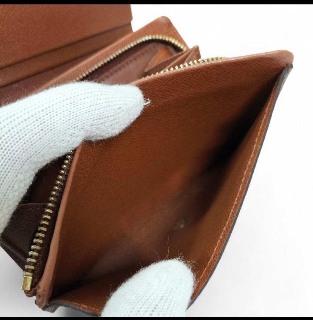 ☆外観美品☆ ルイヴィトン モノグラム トレゾール 二つ折り 財布 M61736
