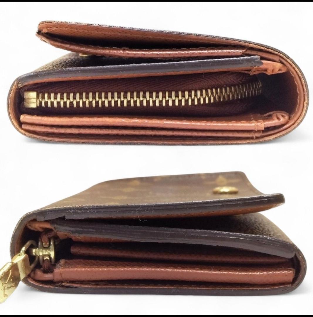 ☆外観美品☆ ルイヴィトン モノグラム トレゾール 二つ折り 財布 M61736