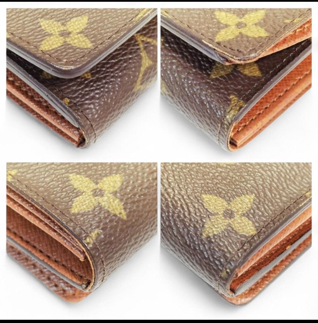 ☆外観美品☆ ルイヴィトン モノグラム トレゾール 二つ折り 財布 M61736
