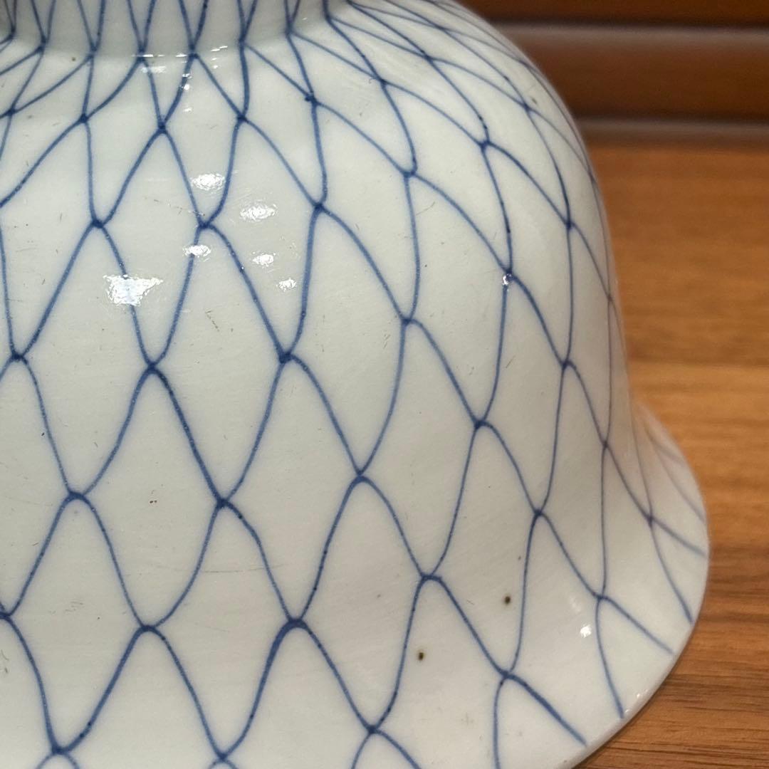 江戸時代　古伊万里　網手　盃洗　コンポート