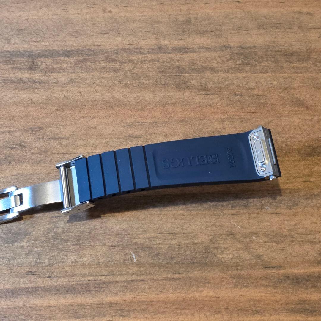 Cartier サントスドゥカルティエMM ラバーベルト