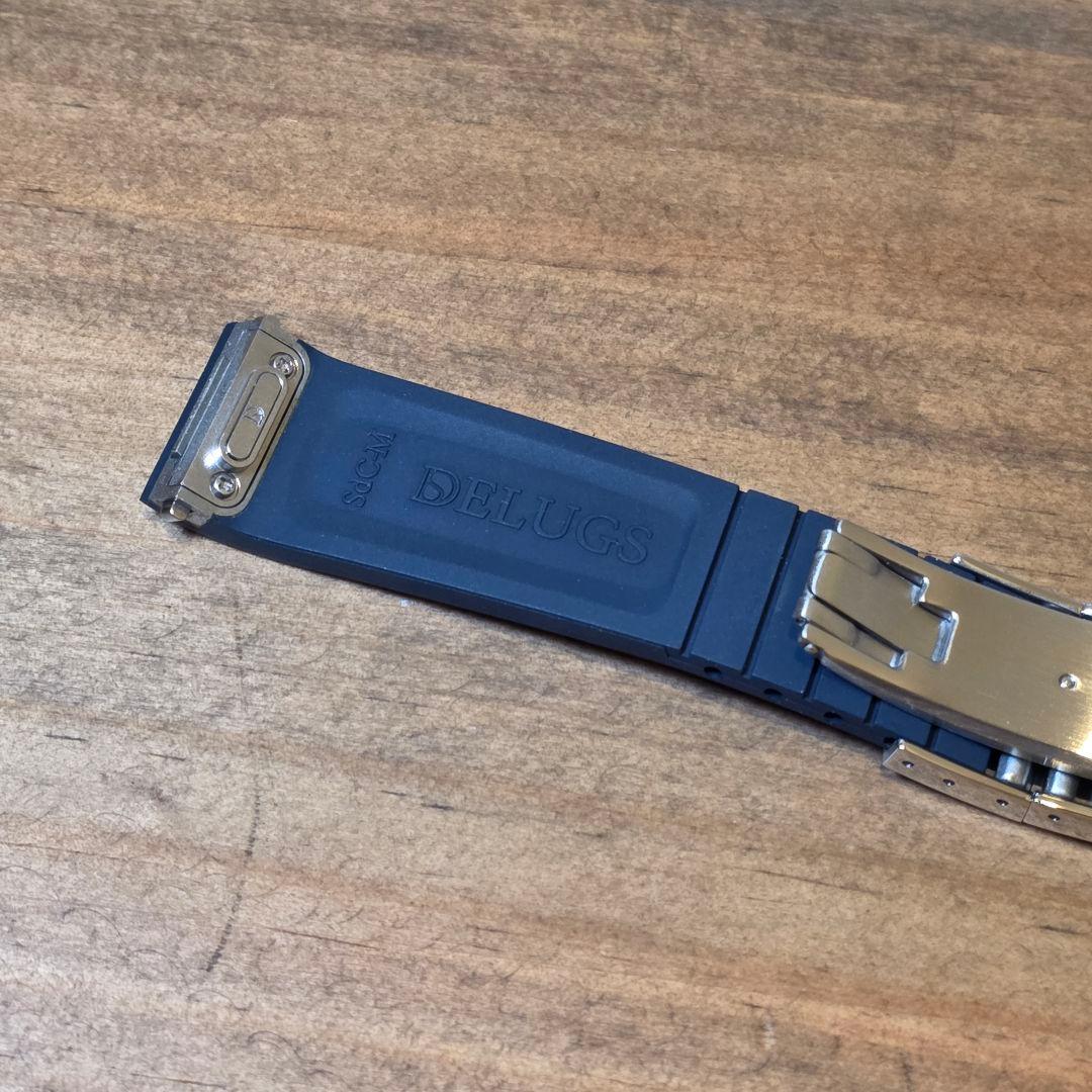 Cartier サントスドゥカルティエMM ラバーベルト