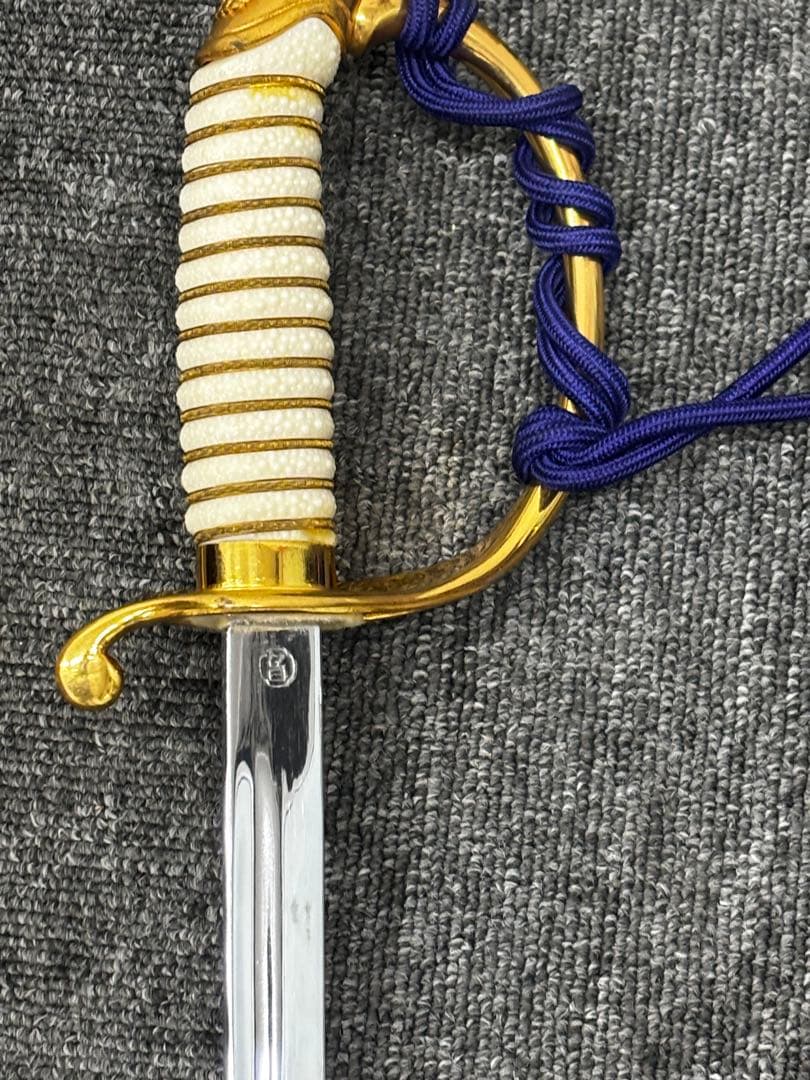 も*ん様 旧日本軍 帝国海軍 軍刀 指揮刀 模造刀 模造刀身 サーベル 刀帯