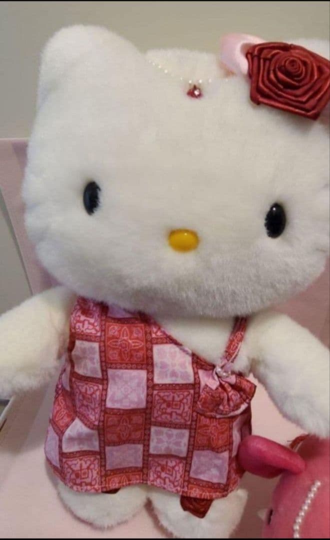 激レア！ハローキティ＆象さん　ぬいぐるみ☆オリエンタルキティ 2001年　超美品