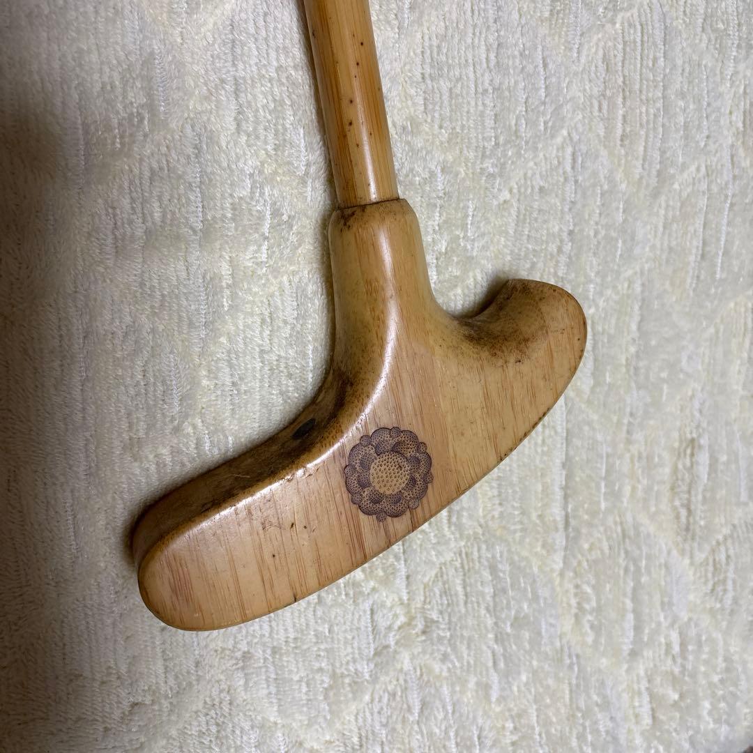 〝世界の銘木シリーズ 〟竹象嵌ゴルフパター 　元内閣総理大臣・竹下登氏の名前刻印