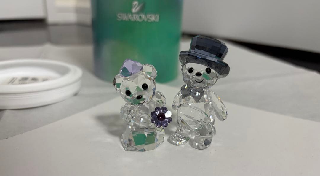 Swarovski Kris Bearスワロフスキー クリスベア YOU&I 花