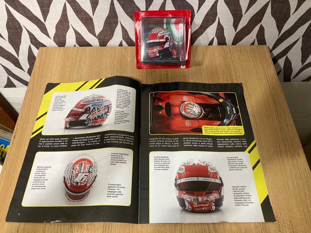 日本未発売　ビッグスケールF1コレクション　ルクレール　ヘルメット　2021年