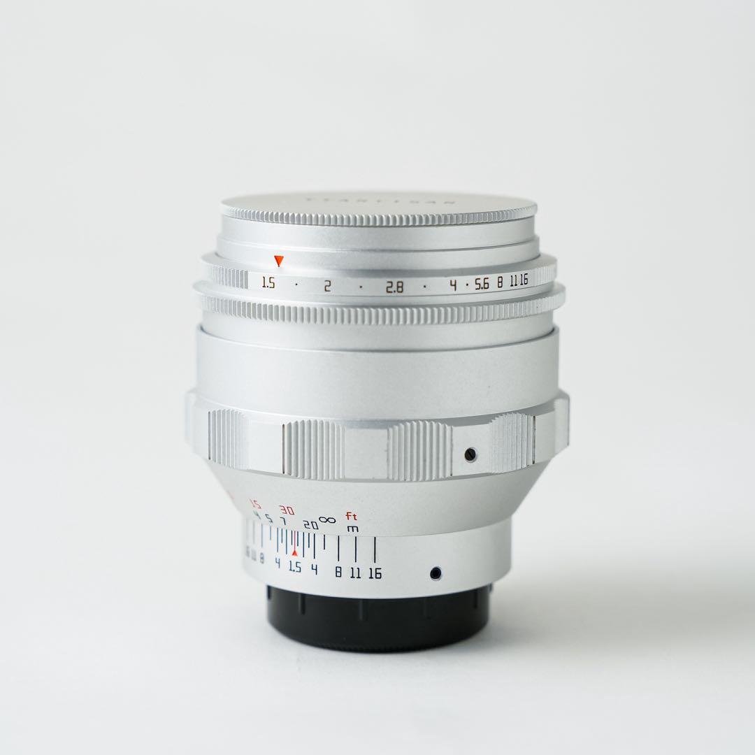 美品　TTArtisan 75mm F1.5 シルバー M42 グルグルボケ
