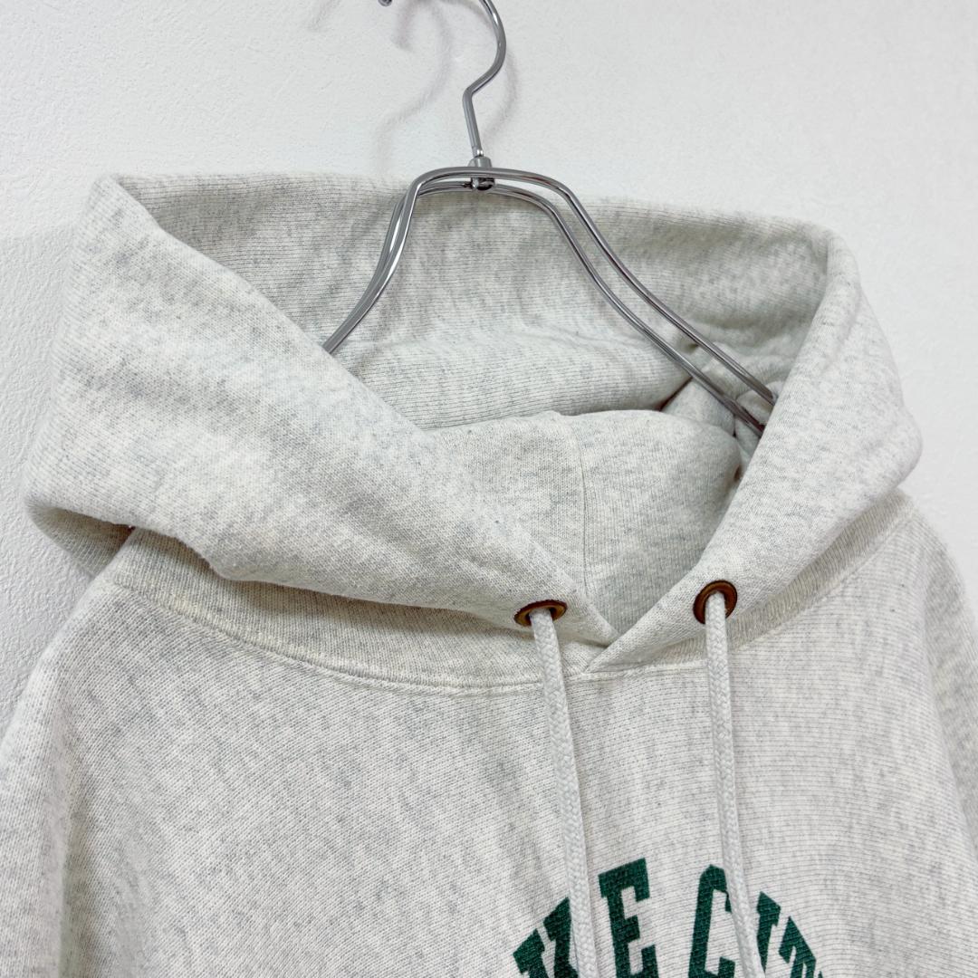 XXL　70s復刻　チャンピオン　染み込み3段プリント　リバースウィーブパーカー