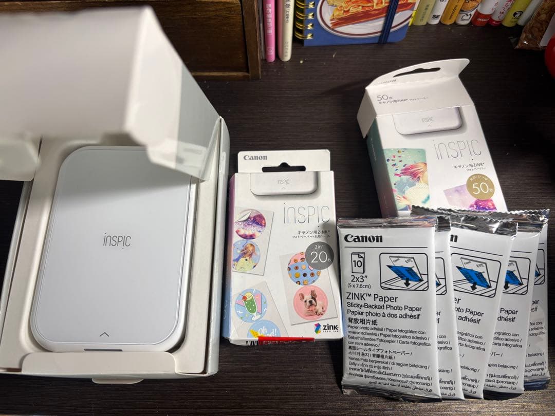 【値下げ不可】inspic インスピック　スマホプリンター　白