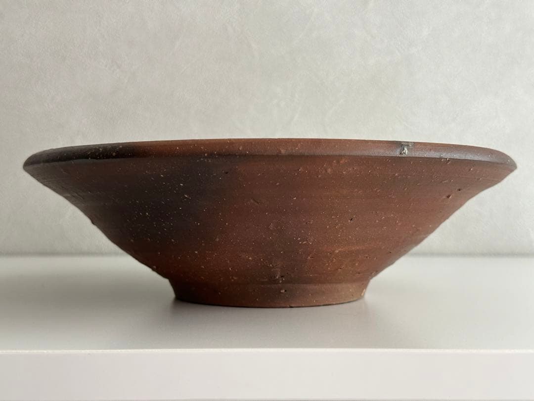 伊勢崎満 備前 皿 八寸皿 共箱