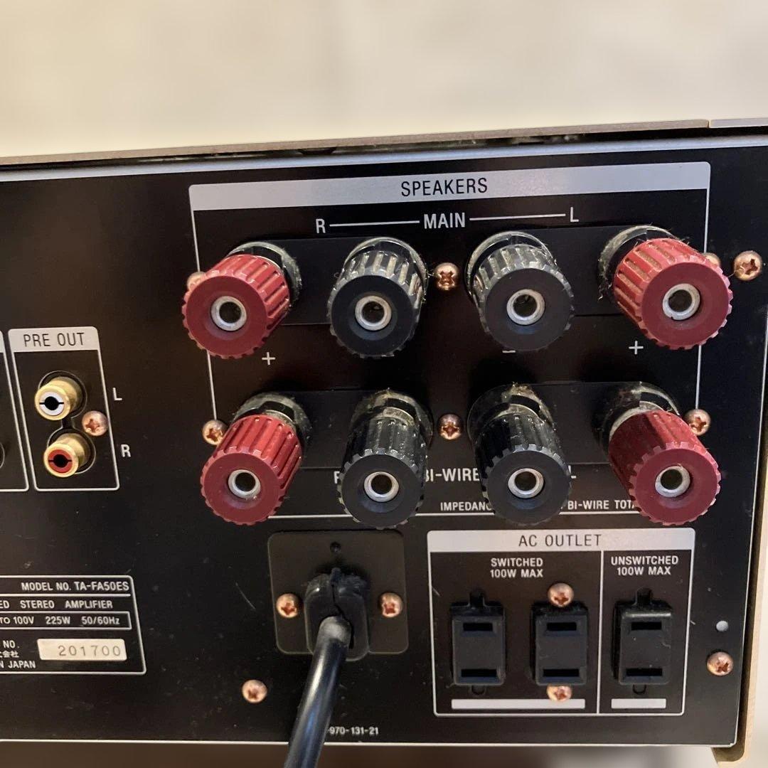 【USED】値下げ SONY FA50ES MOS アンプ　取説付 箱付き