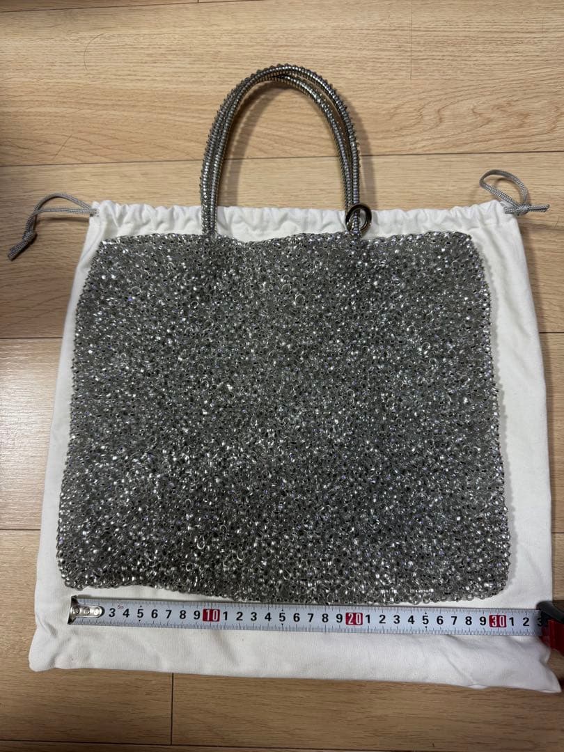 ANTEPRIMA シルバービーズ ハンドバッグ