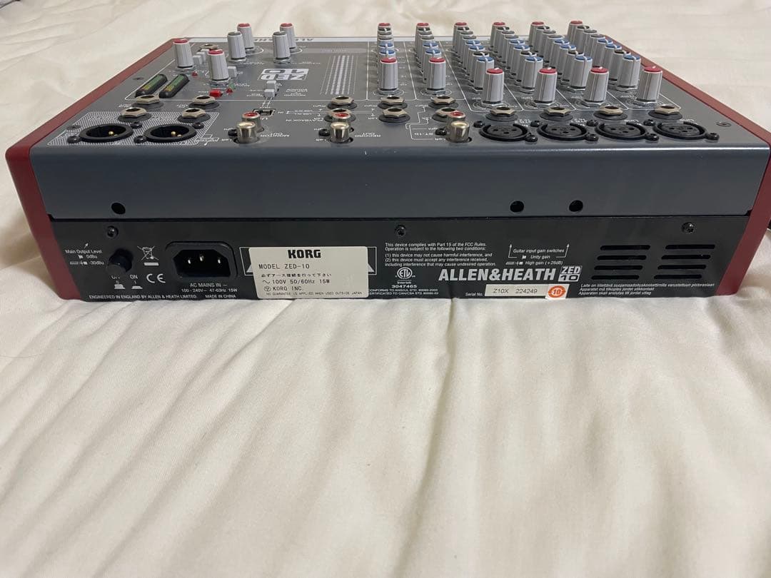 ALLEN & HEATH ZED 10 アナログミキサー