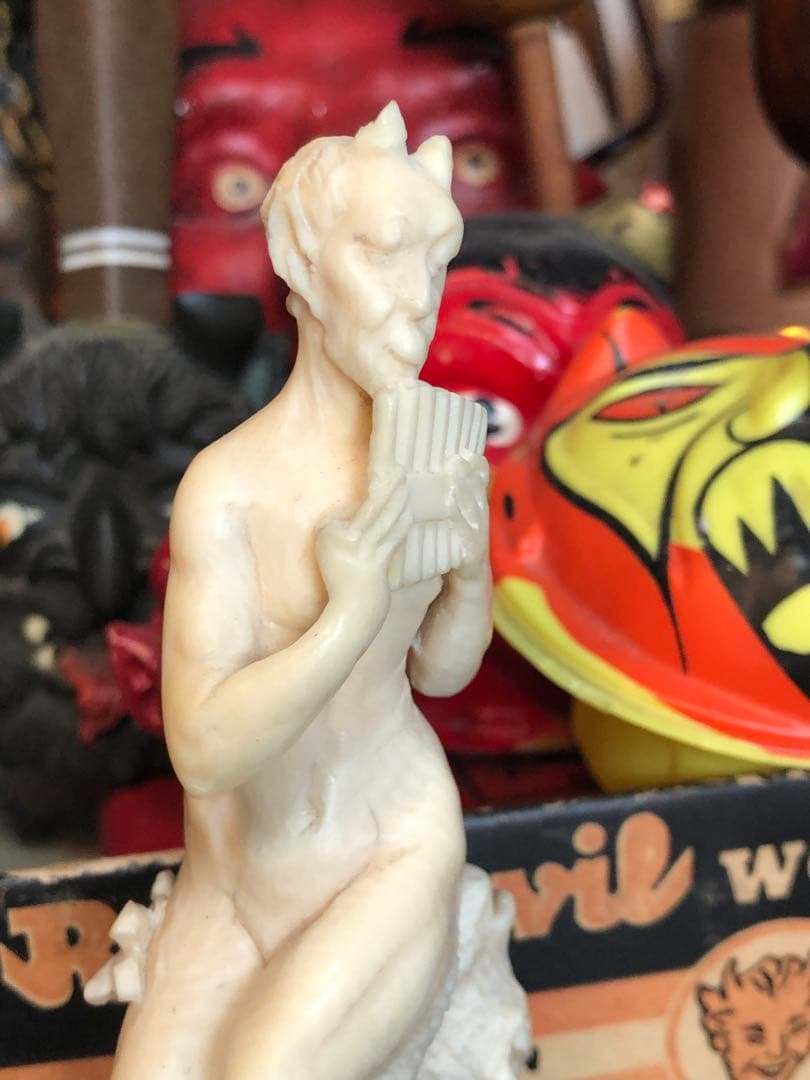 アンティーク　デビル 悪魔　インダストリアル　ビンテージ　ミッドセンチュリー