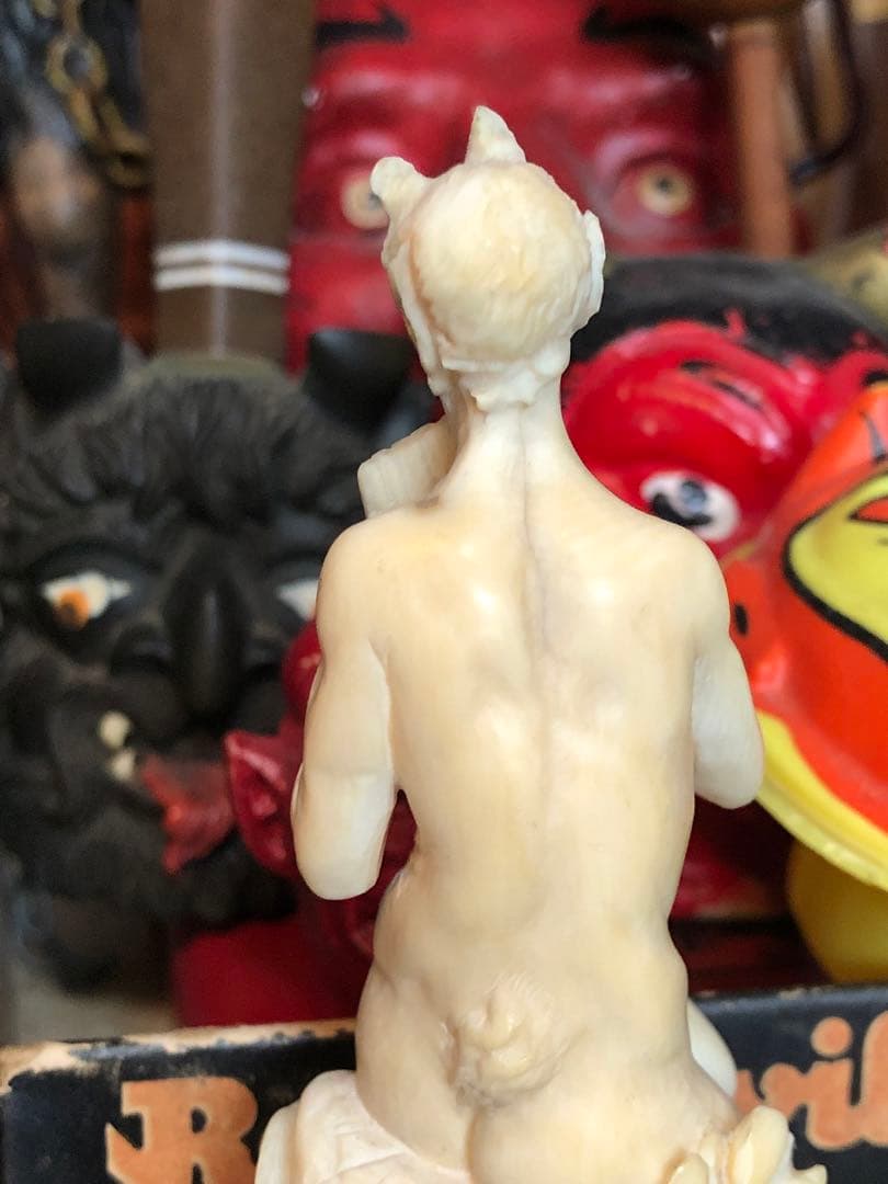 アンティーク　デビル 悪魔　インダストリアル　ビンテージ　ミッドセンチュリー