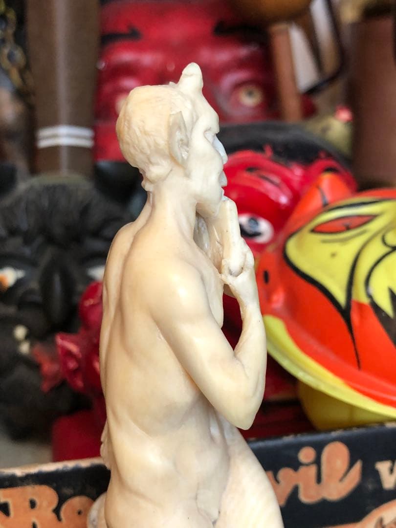 アンティーク　デビル 悪魔　インダストリアル　ビンテージ　ミッドセンチュリー