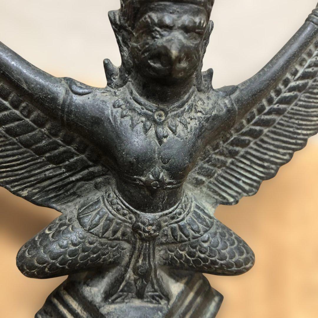 クメール ガルーダ 仏像 仏教美術 骨董 置物