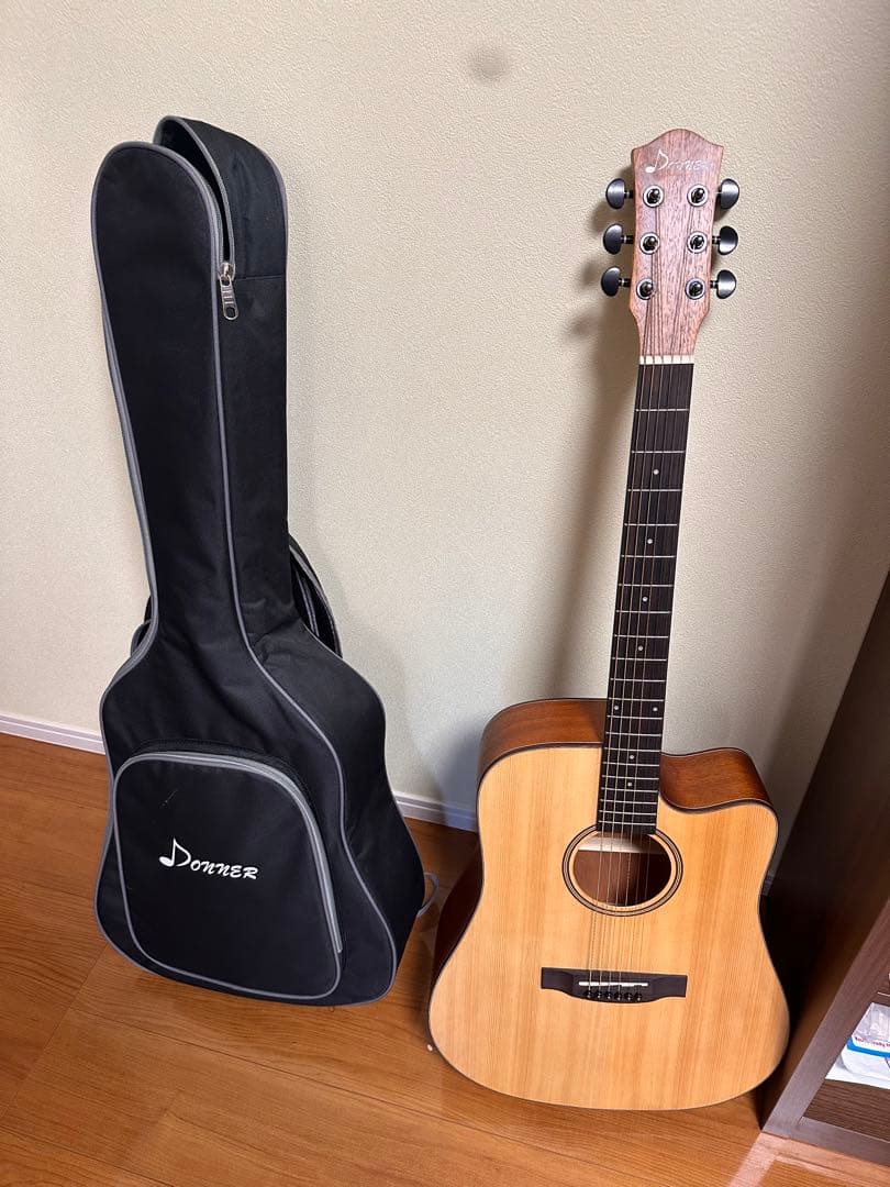 Donner アコースティックギター ギターケース付き