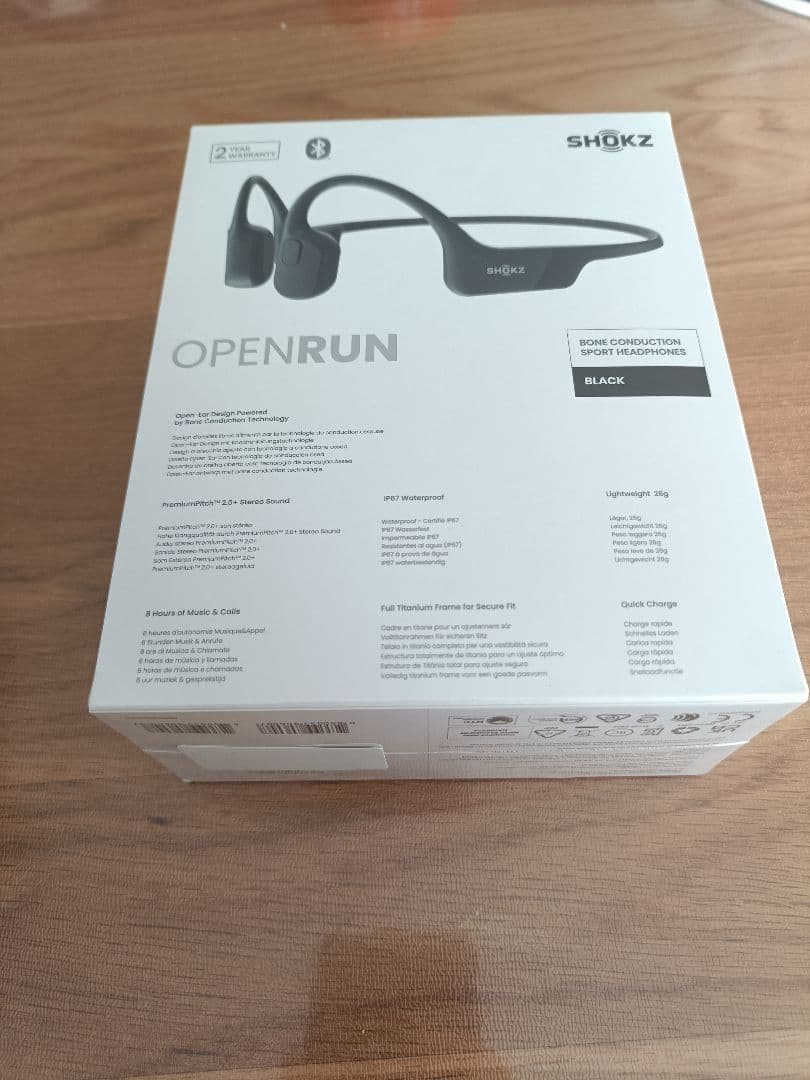 【完全新品・未開封】SHOKZ OPENRUN 骨伝導イヤホン 最新版