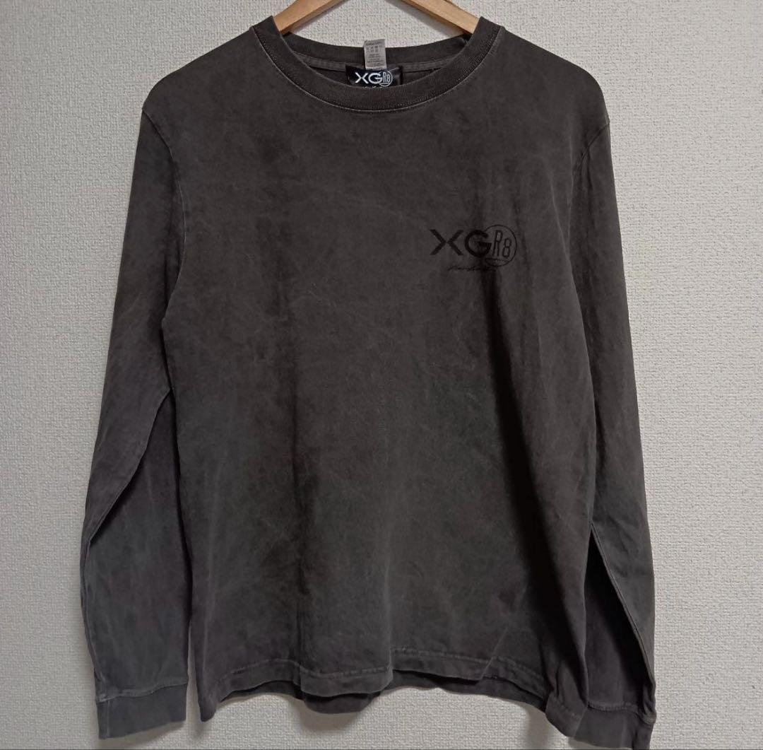 XG GR8 KOSUKE KAWAMURA ロンT ダークグレー　黒　Mサイズ