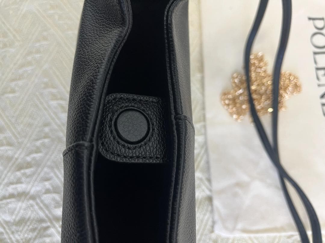 ブルガリ Beri ブラック チェーン ショルダーバッグ 中古 美品