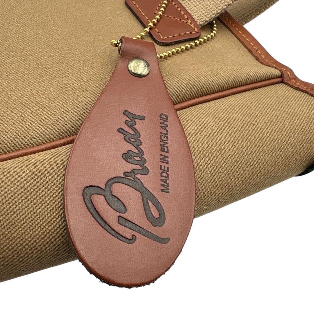 美品 Brady ブレディ BECK ベック ミニトート バッグ カーキ 英国製