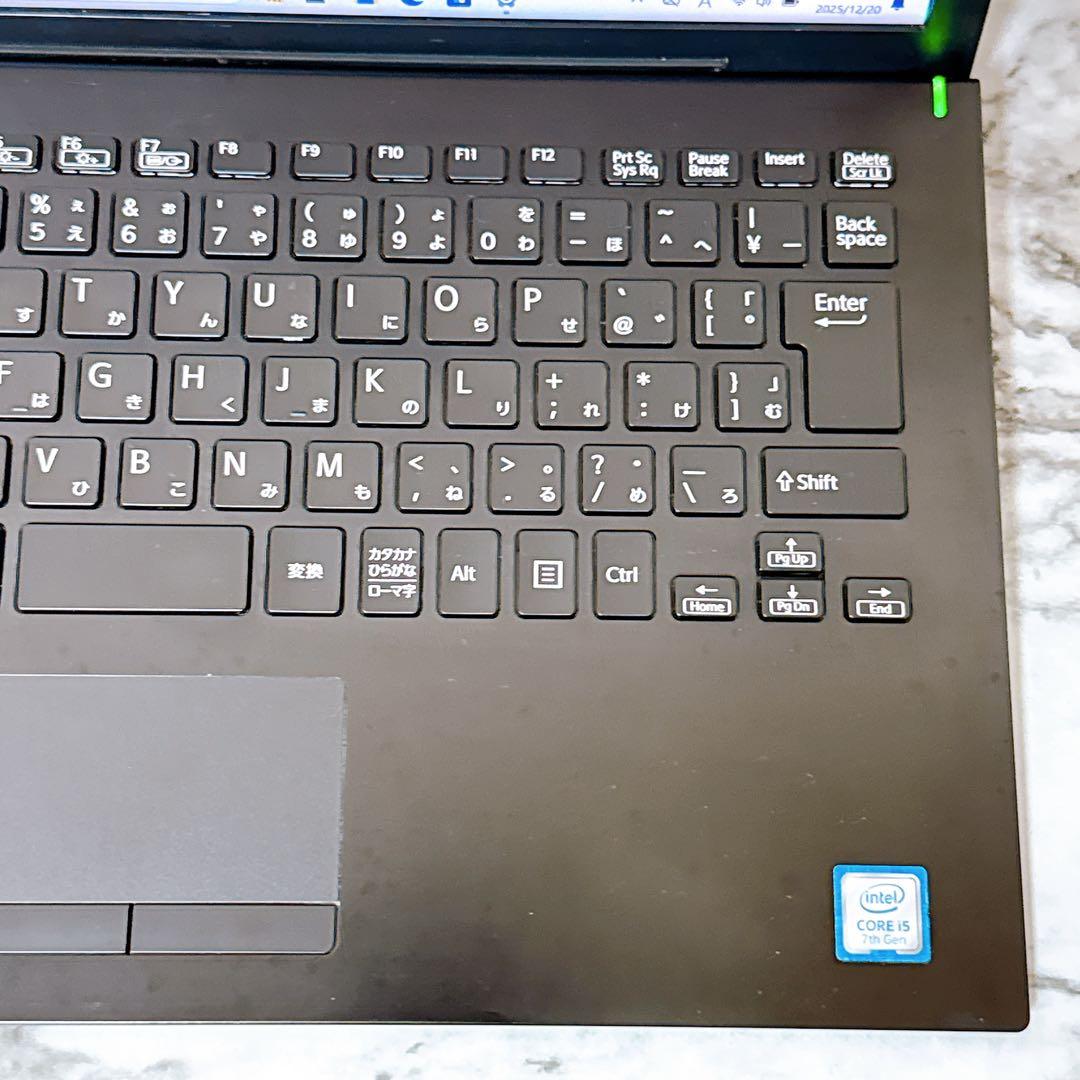 【美品】高性能i5＆爆速SSD/メモリ8GB✨カメラ バイオ 軽量パソコンPC