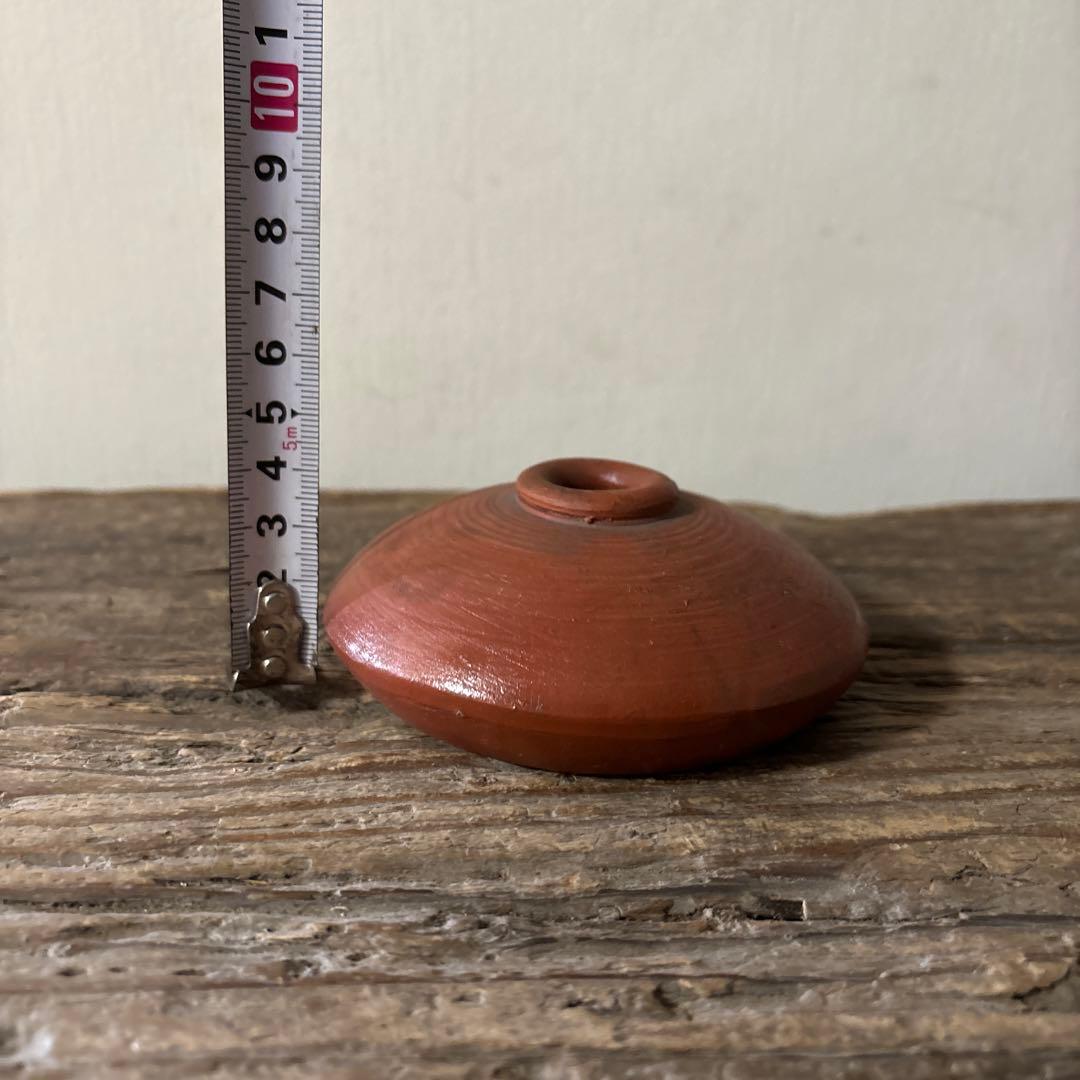 備前油壷　江戸幕末〜明治　小壺 花器 民藝 アンティーク　検:白洲正子　李朝