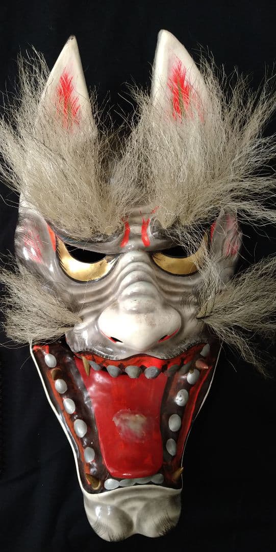 神楽面　九尾面